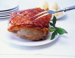 Pork Roast with Plum Glaze Photo